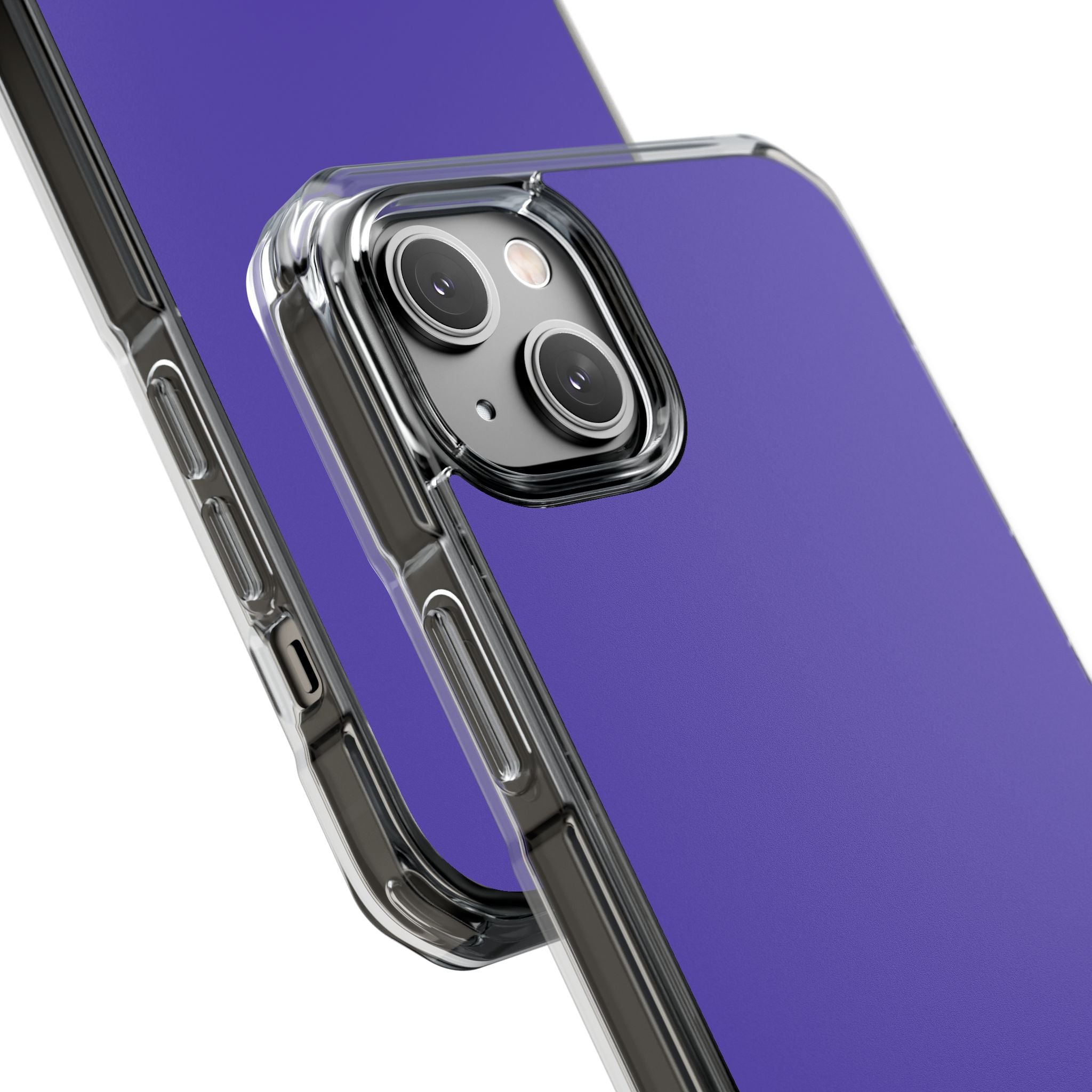 Plump Purple - Clear Impact Case for iPhone