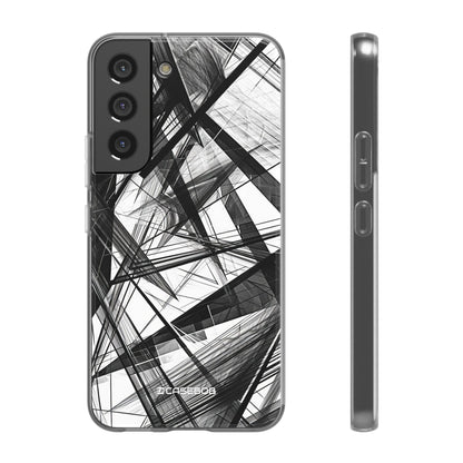 Monochrome Chaos | Flexible Phone Case for Samsung Galaxy