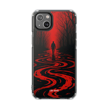 Red Path Mystery iPhone Case - Impact