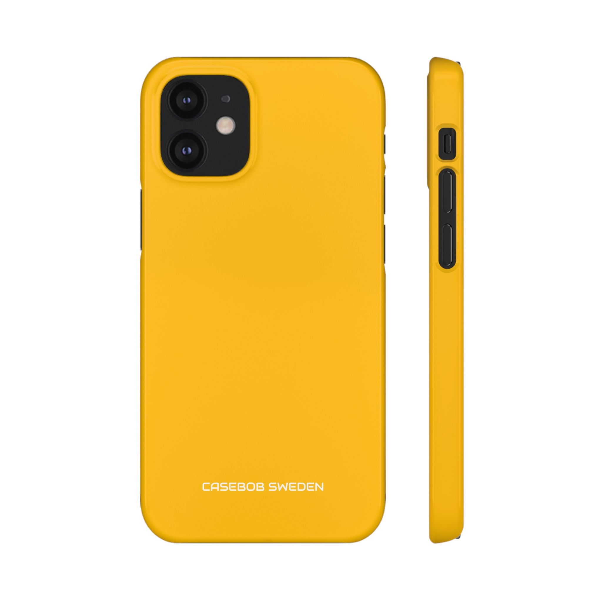 Amber Yellow - Slim iPhone 12 Phone Case