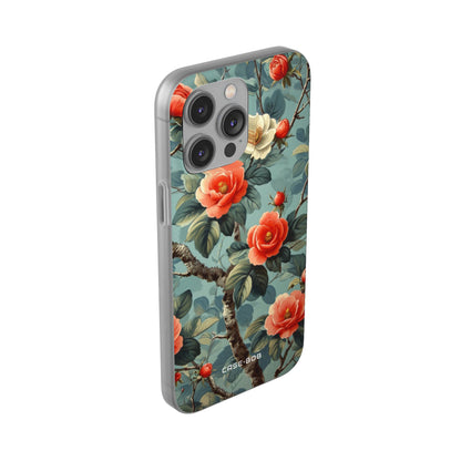 Coral Bloom iPhone 14 Pro Max Case - Soft