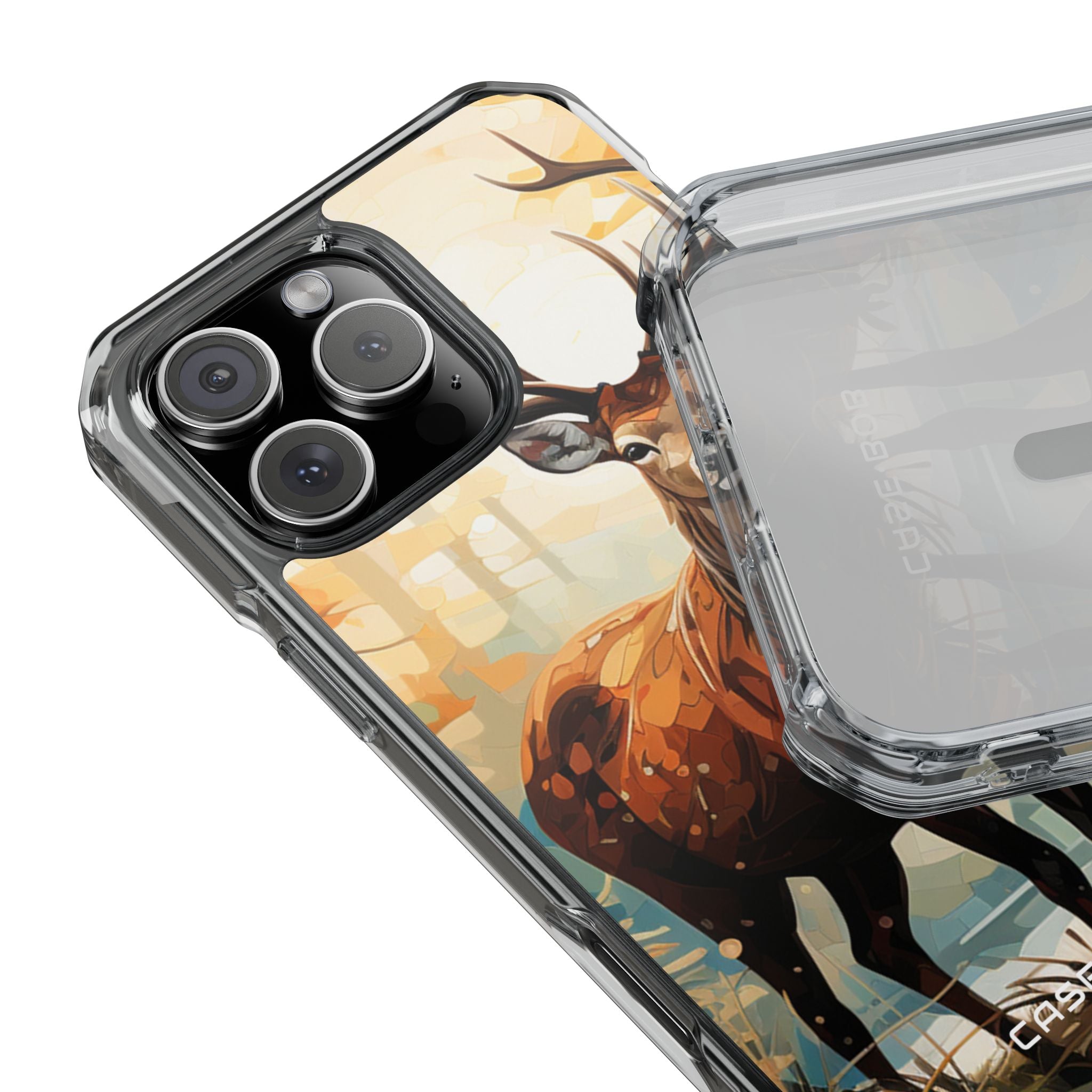 Glowing Stag iPhone 16 Pro Max Case - Impact
