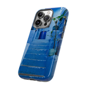 Blue City Morocco - Protective Phone Case