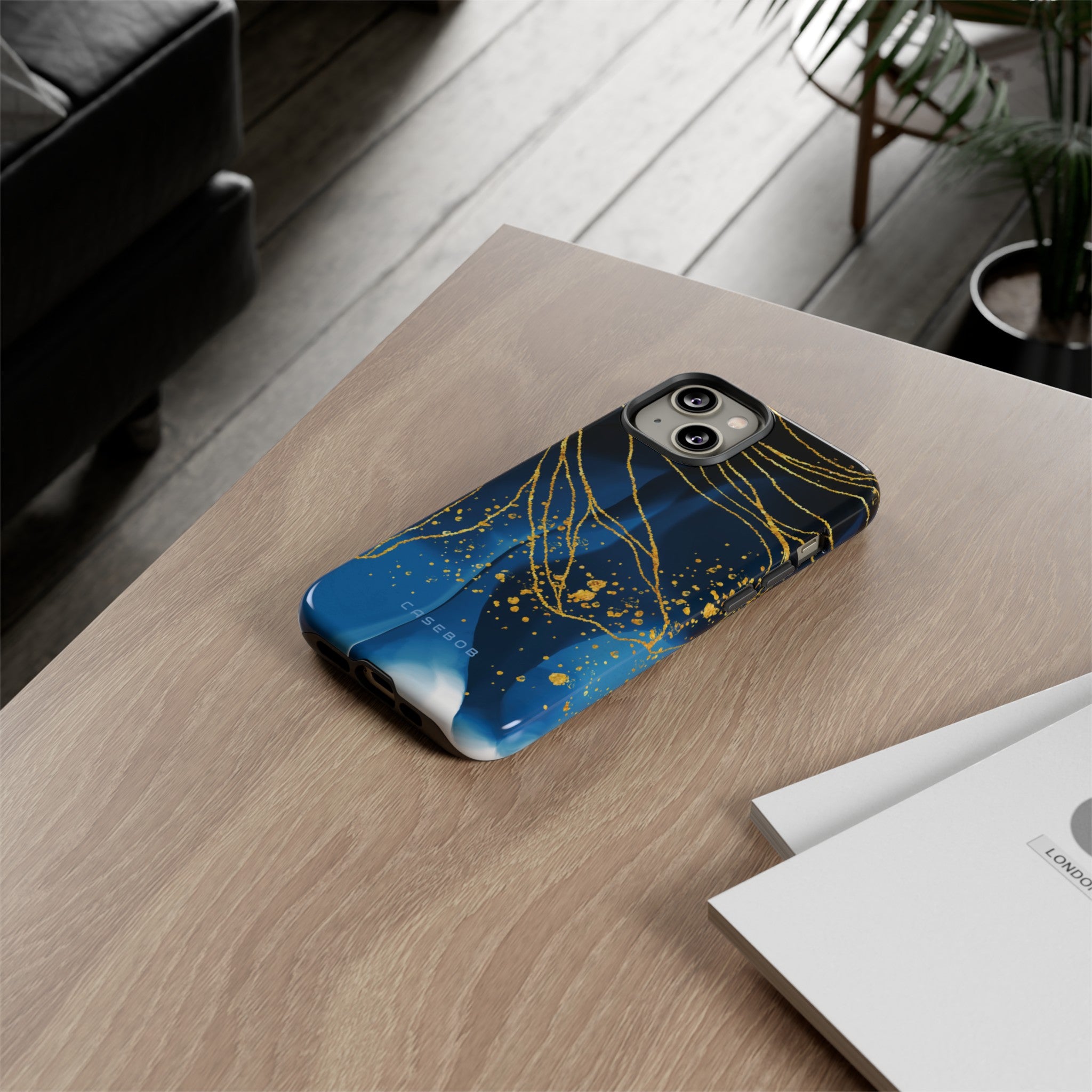 Blue Watercolor Art - Protective Phone Case