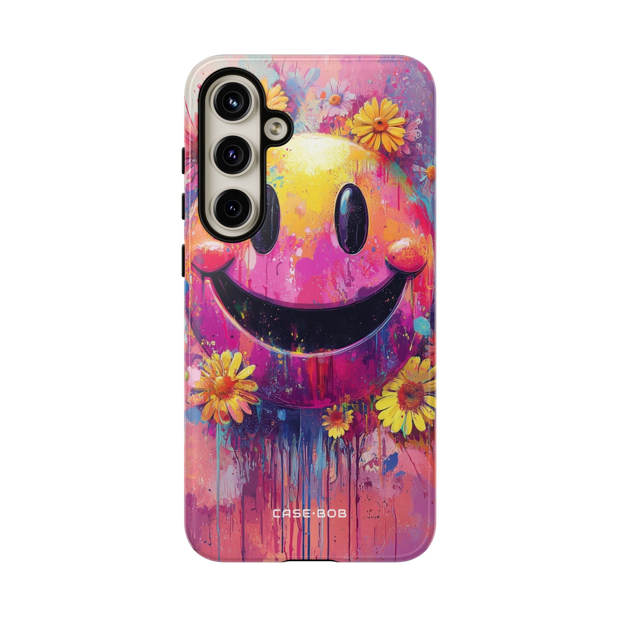Smiley Bloom Samsung S24 Plus Case - Tough