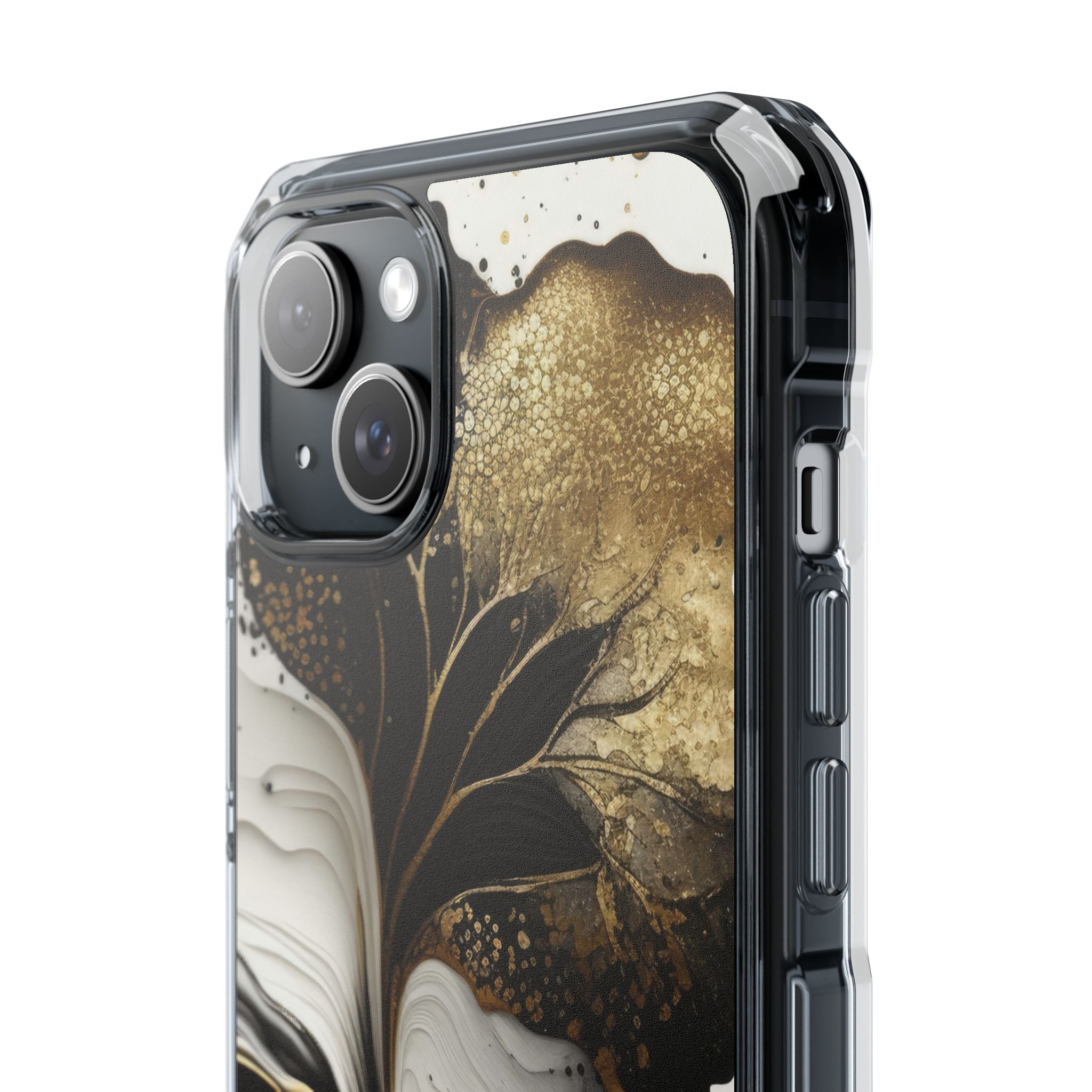 Gold Swirl Elegance iPhone Case - Impact