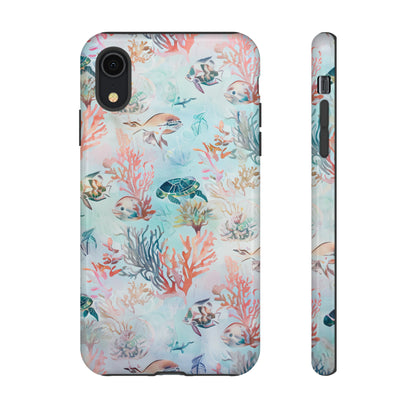 Pastel Underwater Serenade - Protective Phone Case