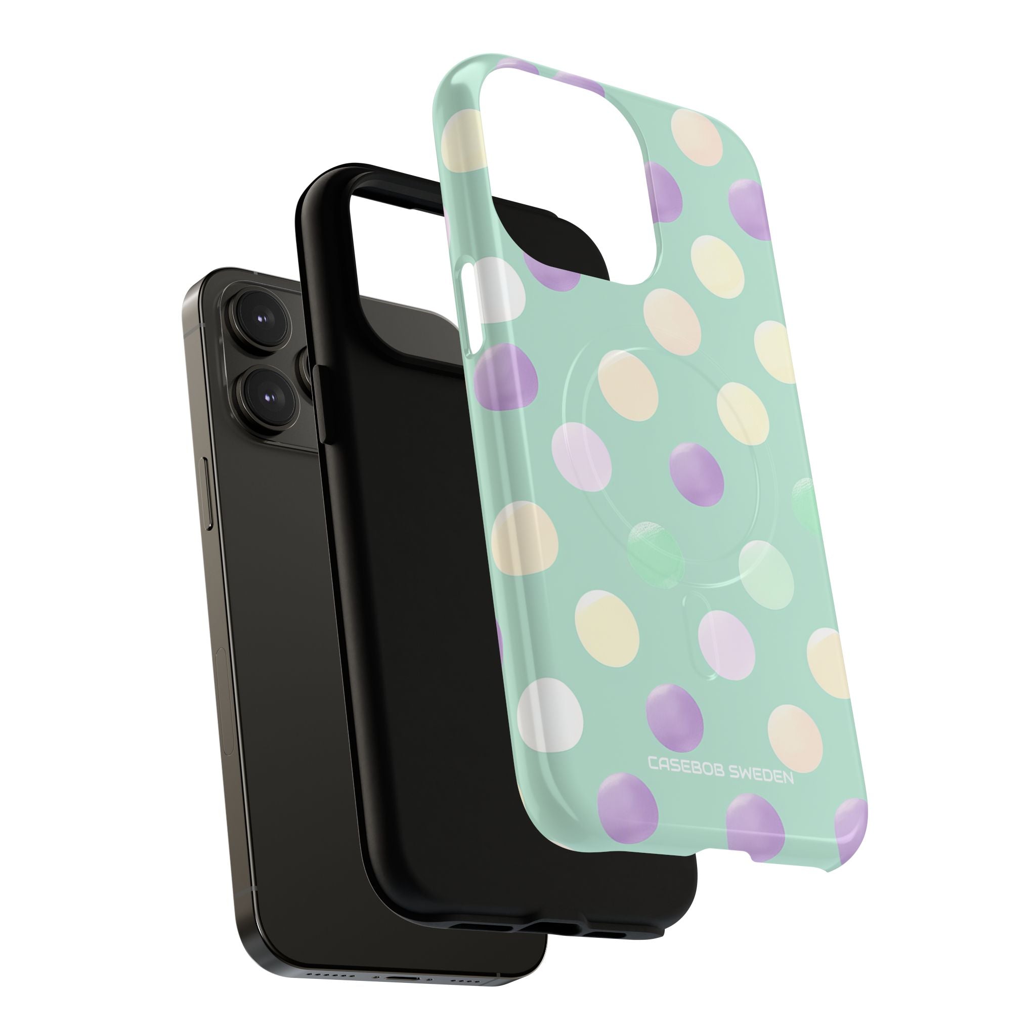 Pastel Polka Dots - Tough + MagSafe® iPhone 14 Phone Case