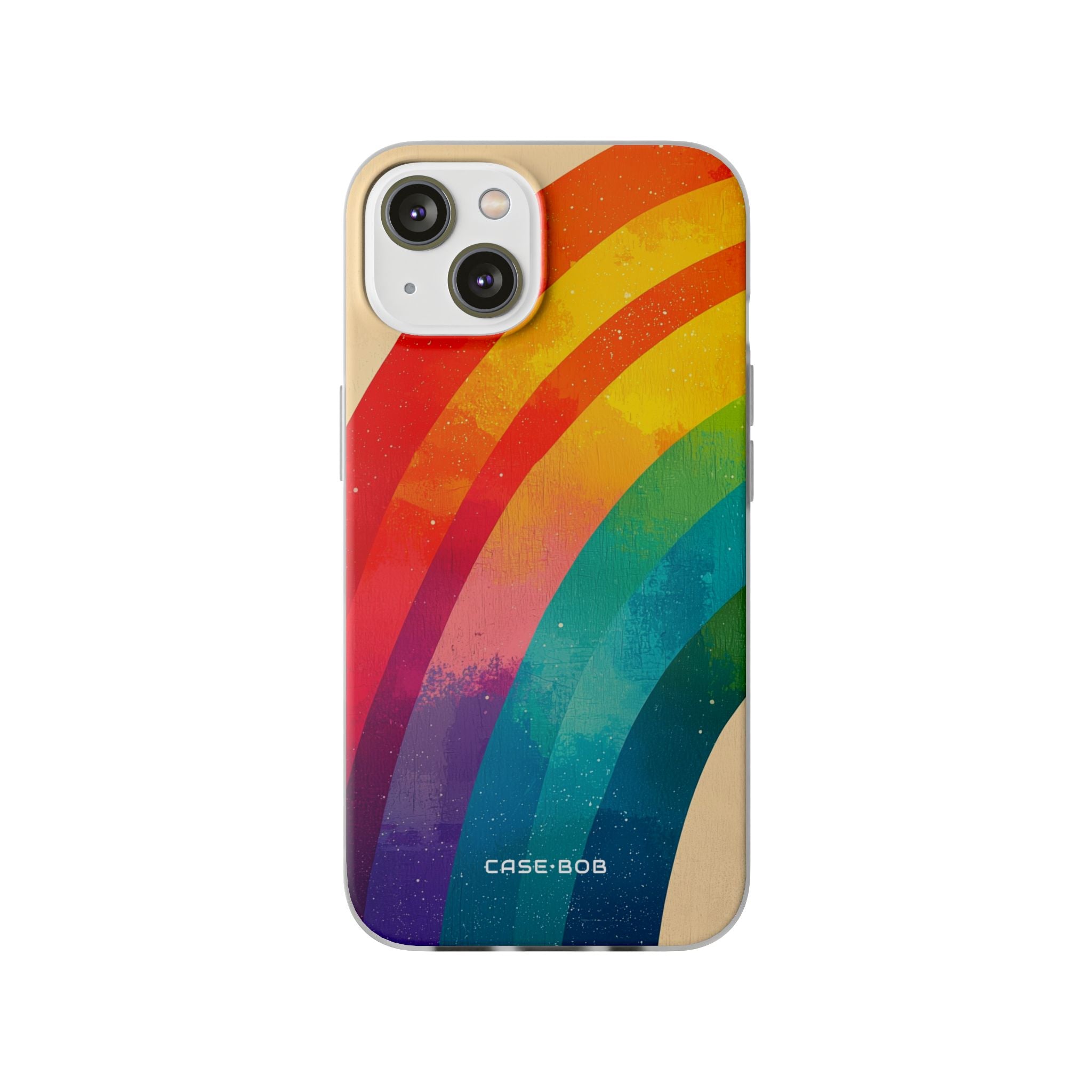 Textured Rainbow Arc iPhone 14 Case - Soft