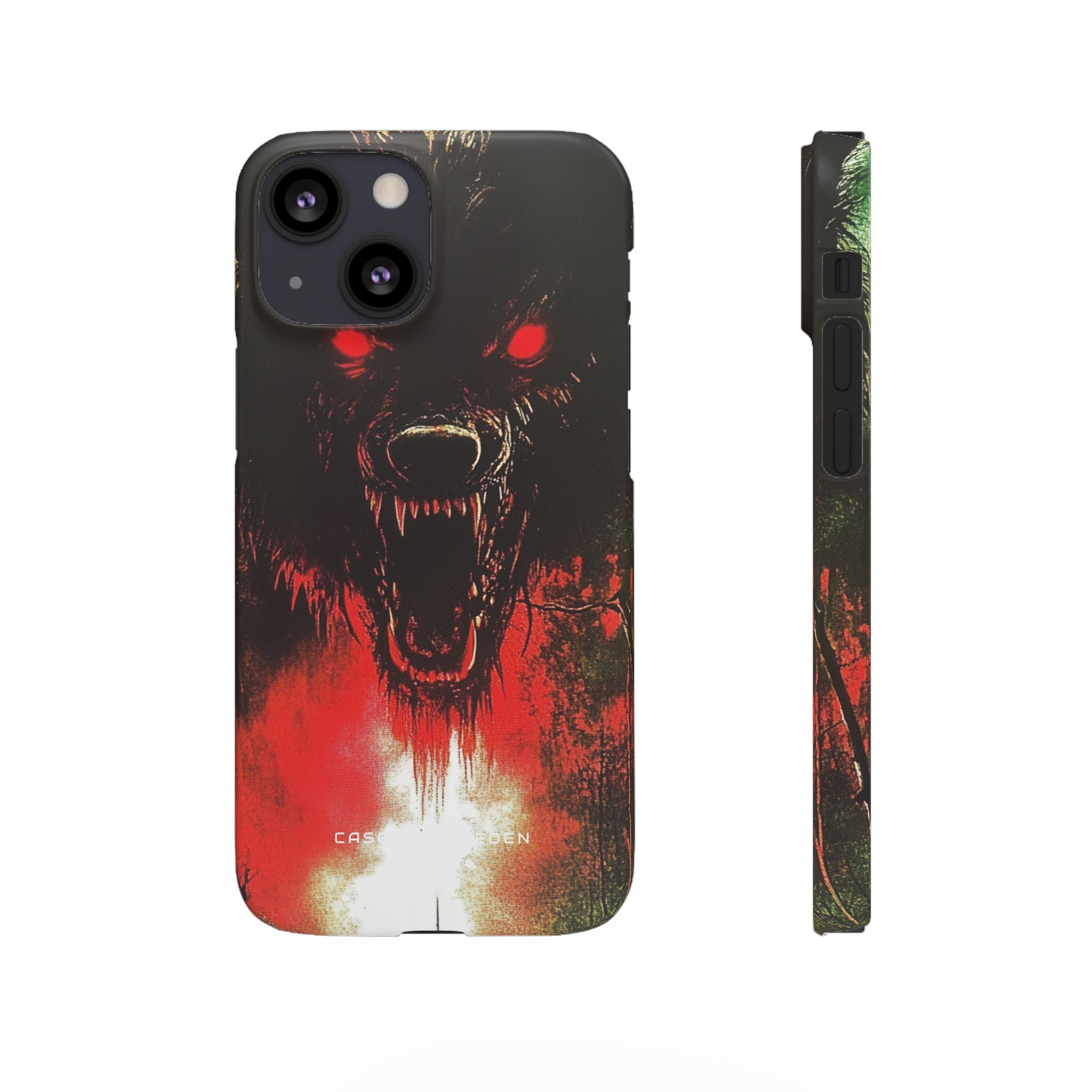 Bloodmoon Wolf's Lament iPhone 13 - Slim Phone Case