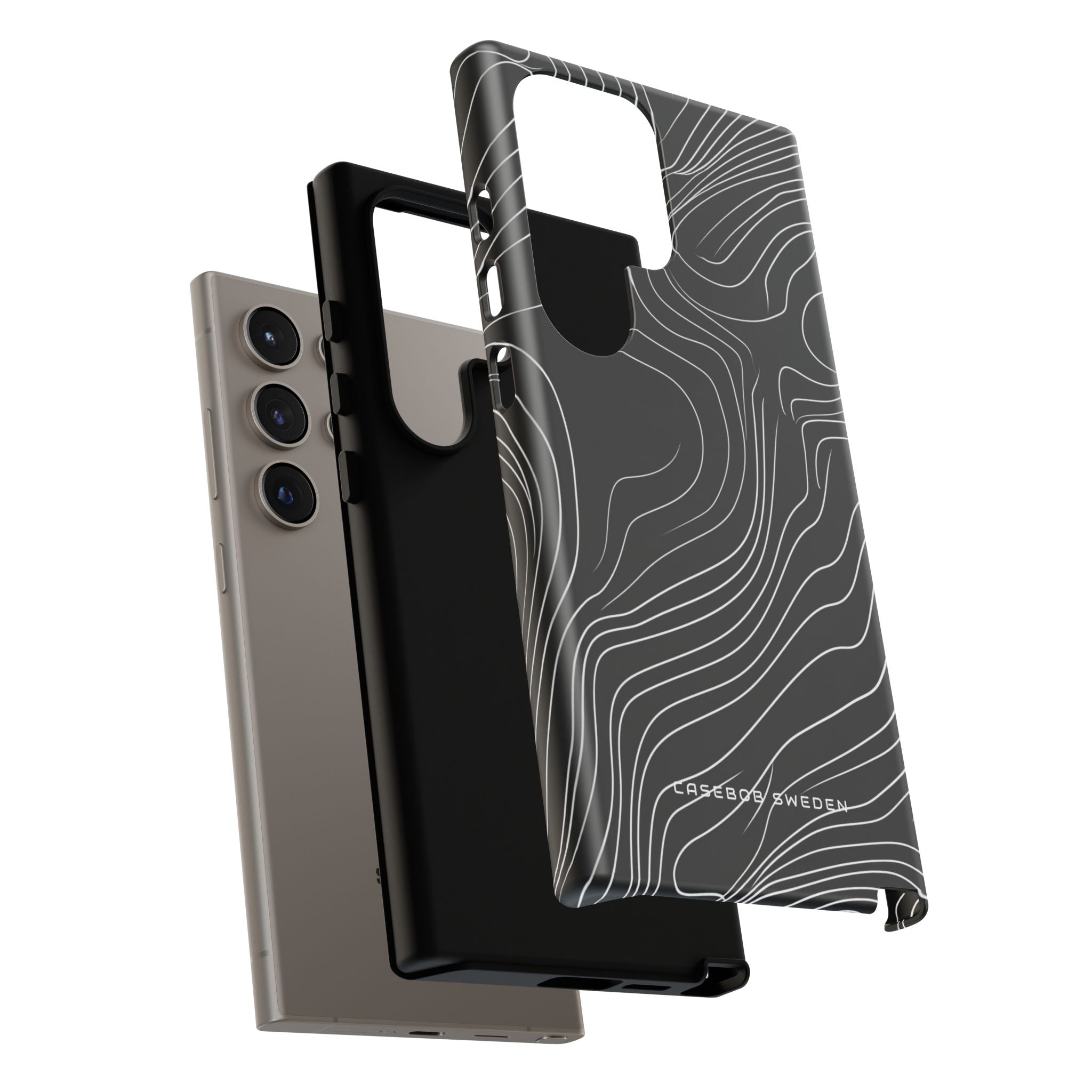 Contour Waveform Flow Samsung S24 - Tough Phone Case