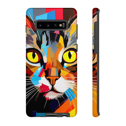 Abstract Kitty Palette Samsung Case (Protective)