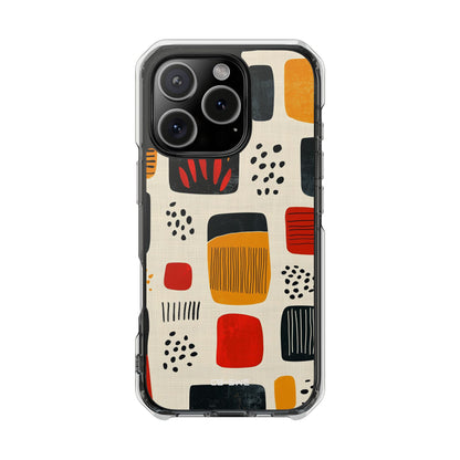 Vibrant Shapes Dance iPhone Case - Impact