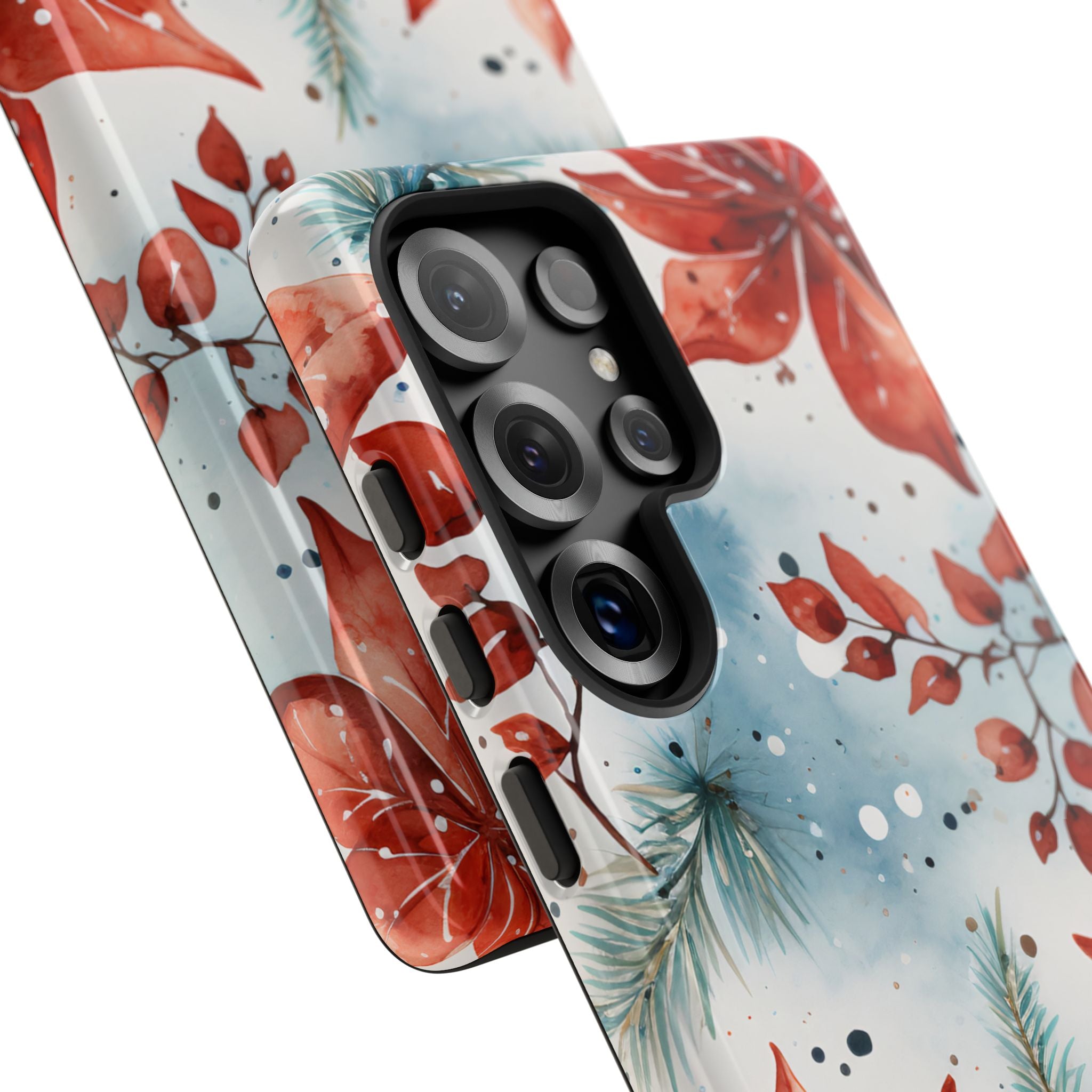 Poinsettias Bloom Bright - Samsung Case