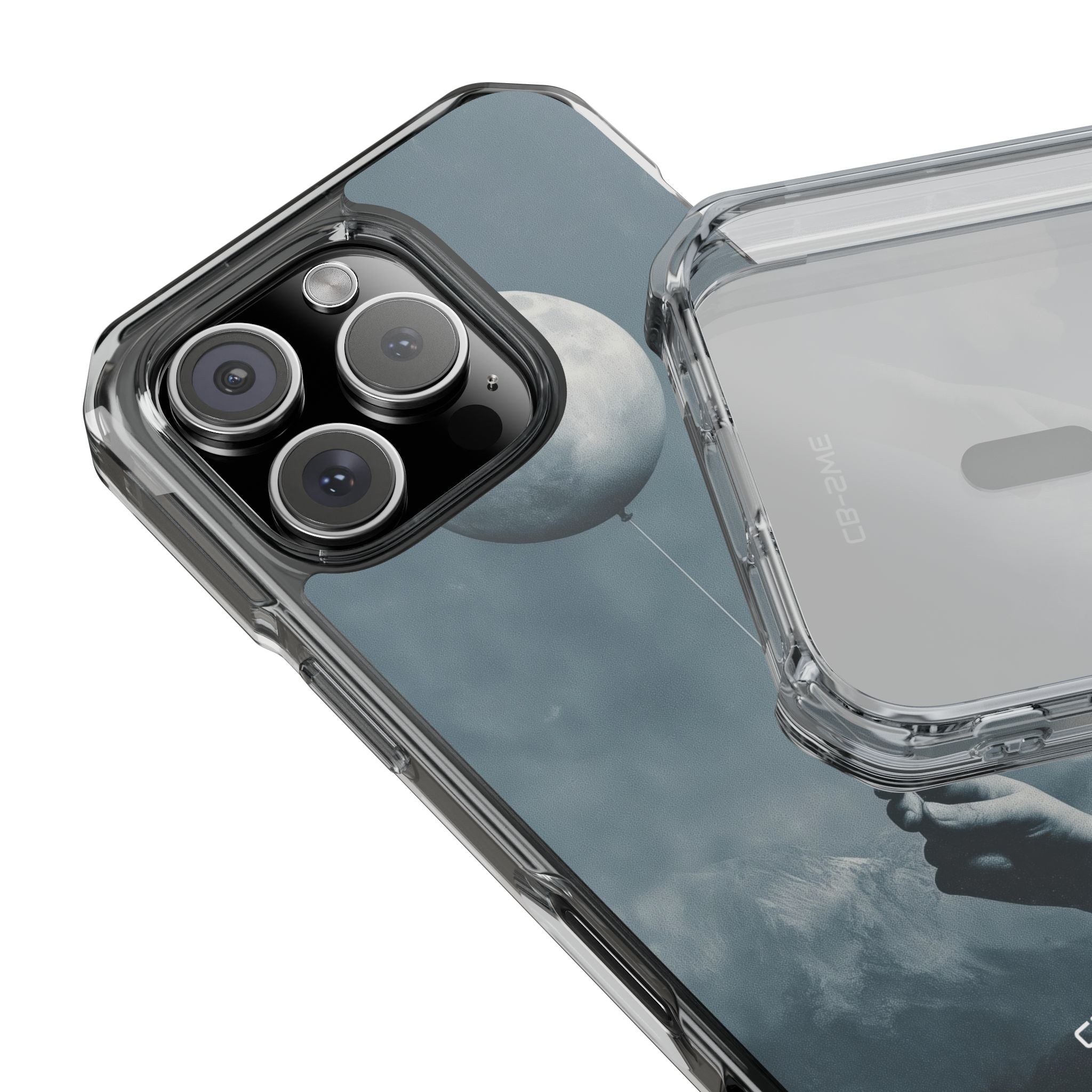 Moon Cradled Softly iPhone Case - Impact