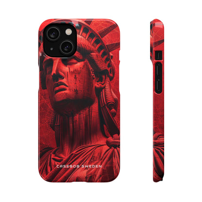 Zen Red Liberty Vision iPhone 14 - Slim Phone Case