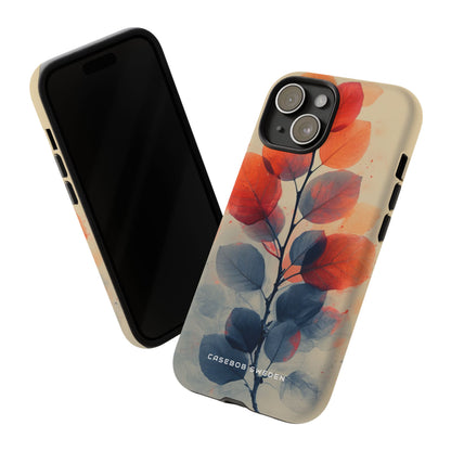 Ethereal Leaf Harmony iPhone 15 - Tough Phone Case