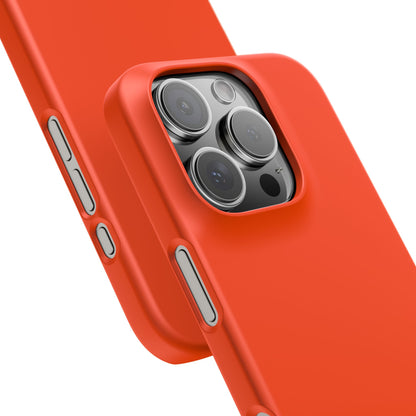 Orange Red iPhone 16 - Slim Phone Case