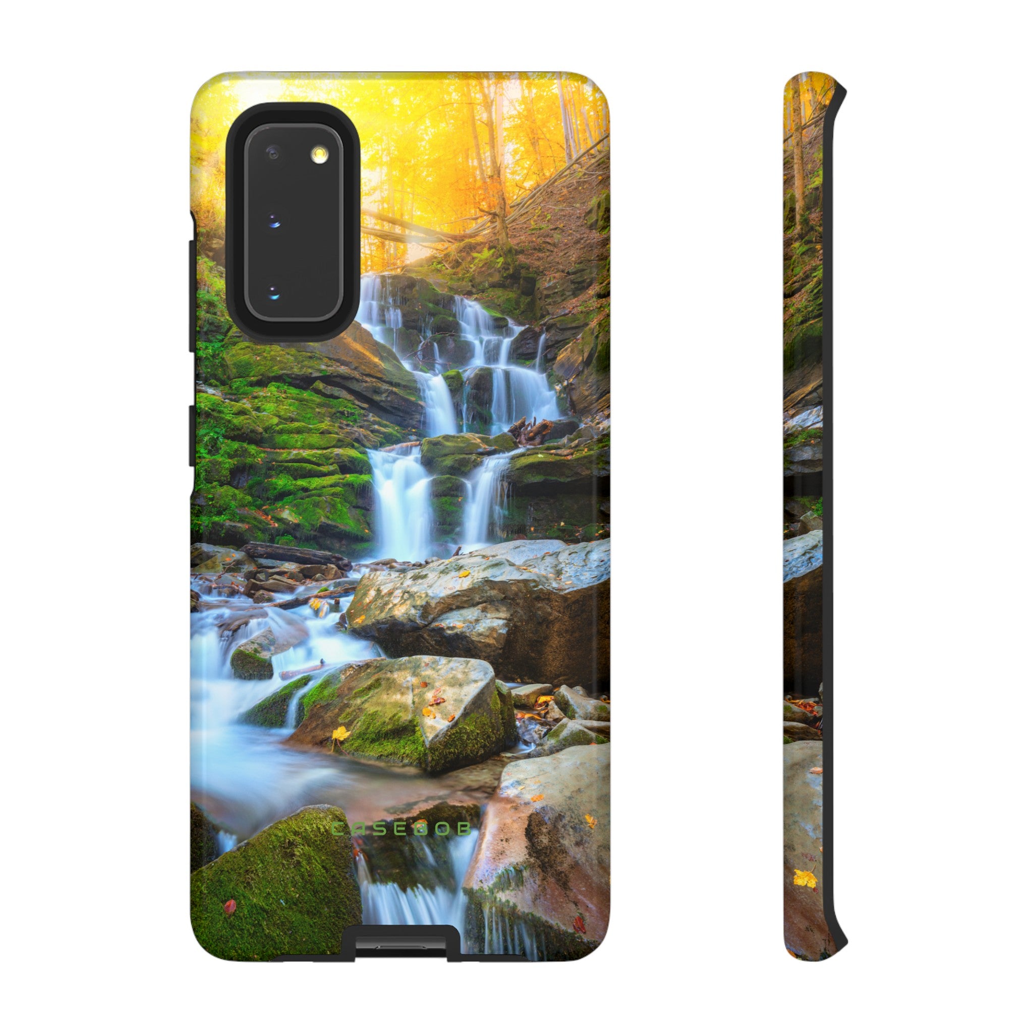 Autumn Mountain Waterfall - Protective Phone Case