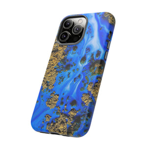 Blue River Ink Art iPhone Case (Protective) Phone Case