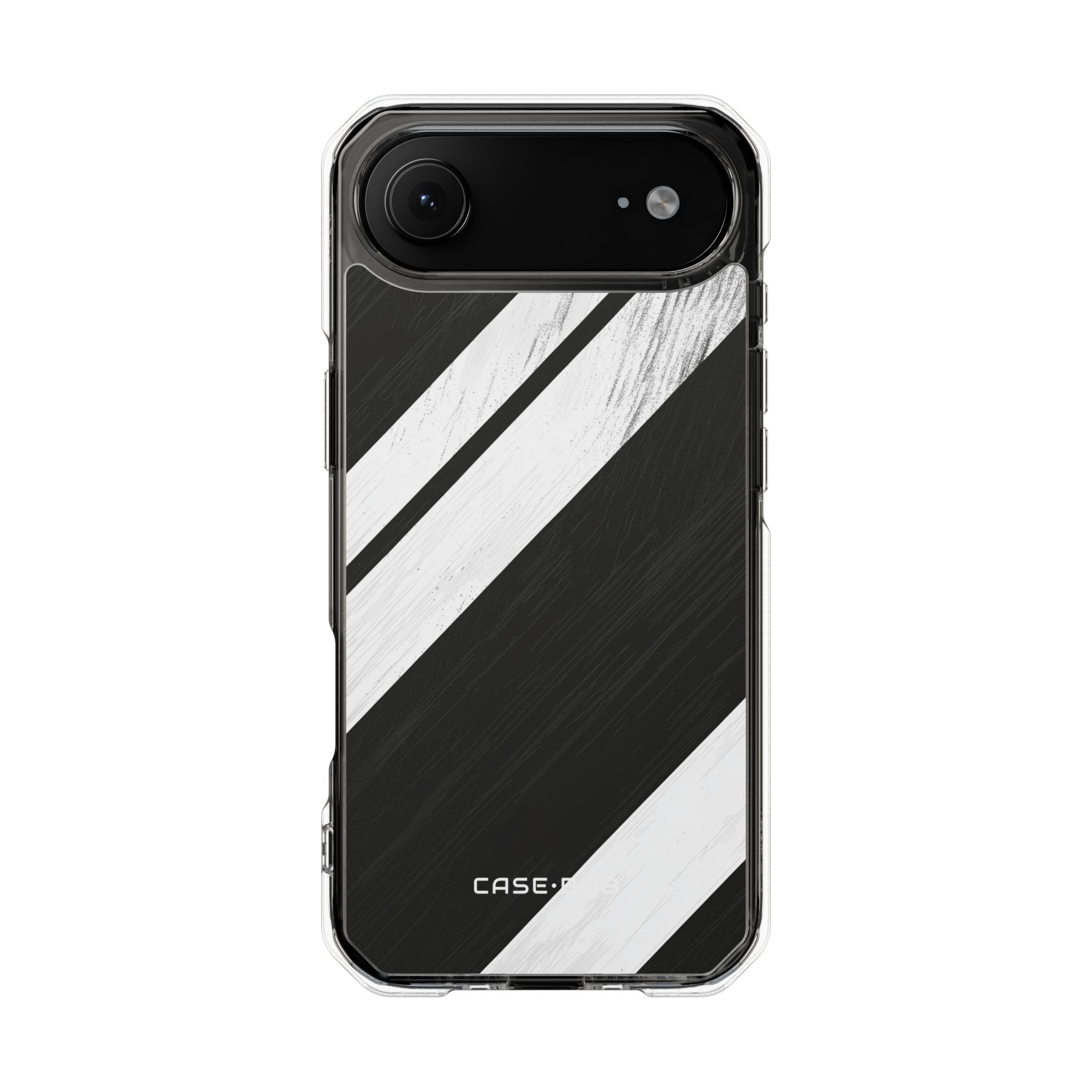 Diagonal Stripes Distress iPhone 17 Air Case - Impact