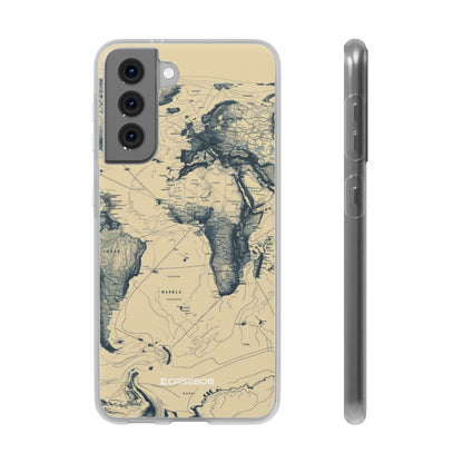 Vintage World Map | Flexible Phone Case for Samsung Galaxy