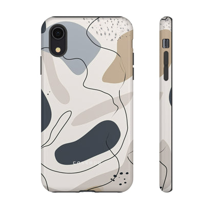 Grey Lines Simplicity - Protective Phone Case