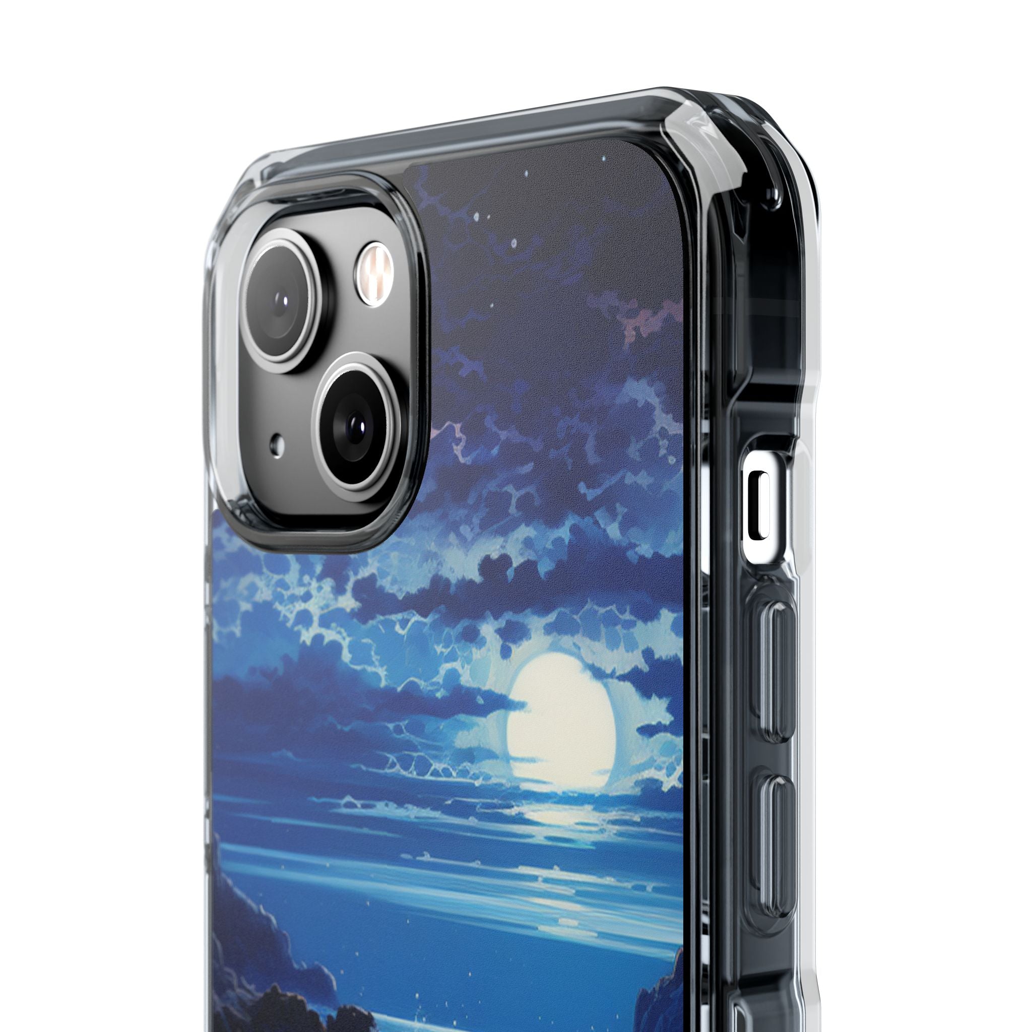 Moonlit Sea Dance iPhone Case - Impact