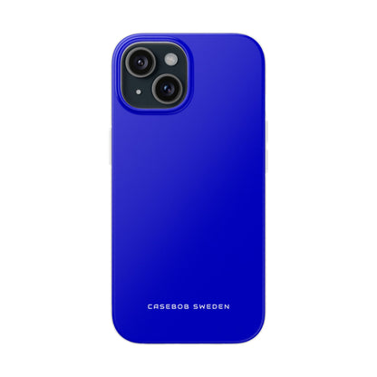 Medium Blue iPhone 15 - Flexi Phone Case