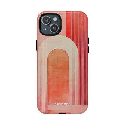 Crimson Arches iPhone 15 Plus Case - Tough+