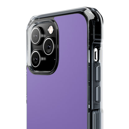 Middle Blue Purple - Clear Impact Case for iPhone