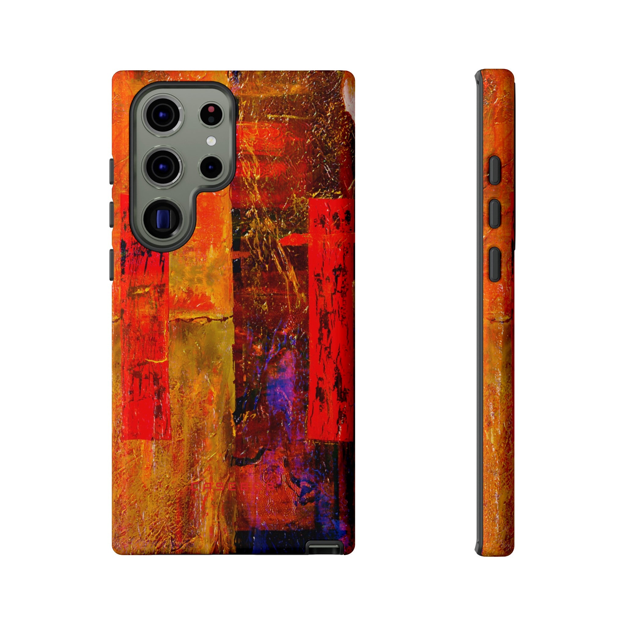 Red Oil Painting - Protective Phone Case