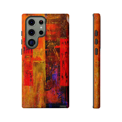 Red Oil Painting - Protective Phone Case