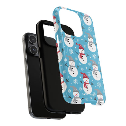 Snowman Parade iPhone 15 Pro Case - Tough+