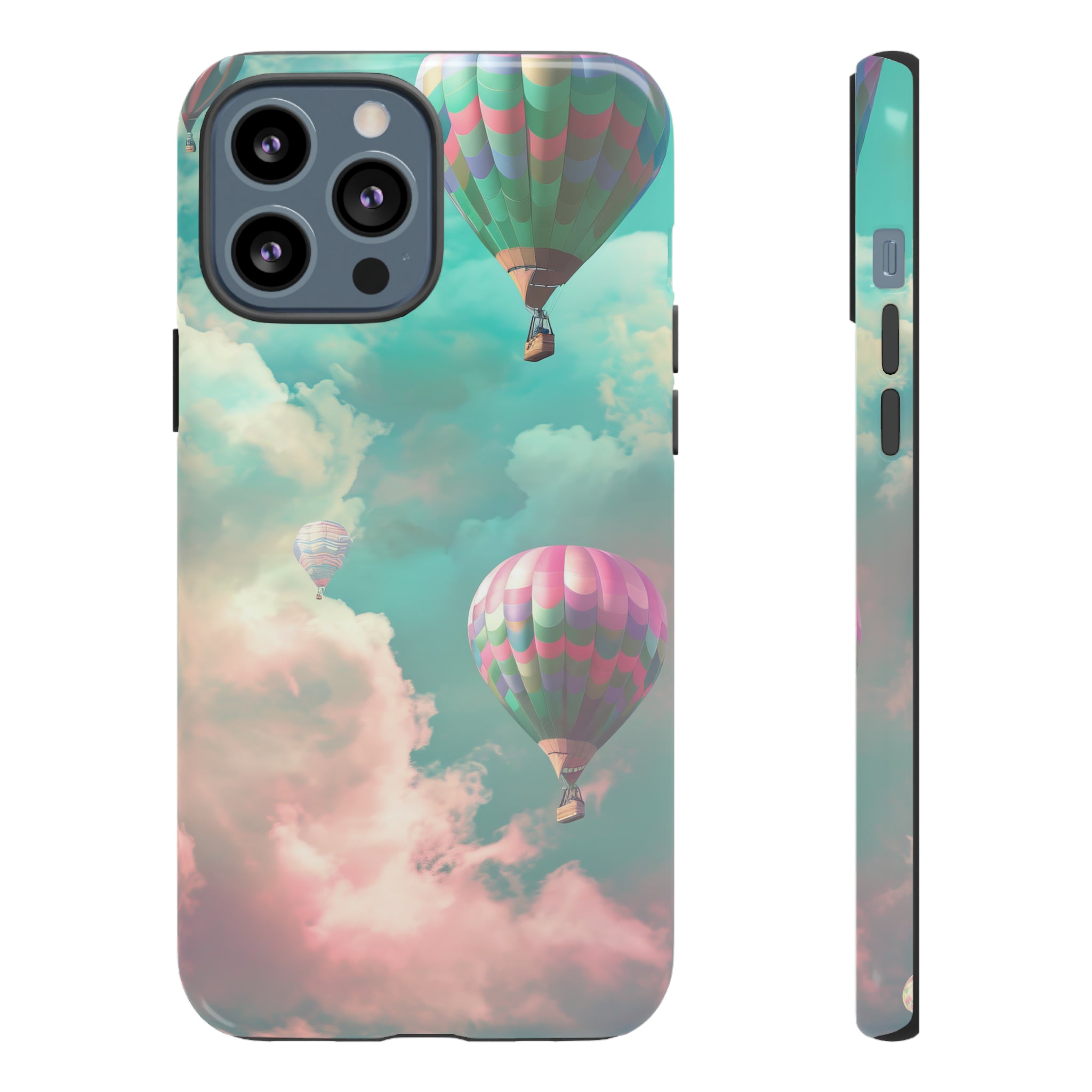 Pastel Balloon Escape - Protective Phone Case