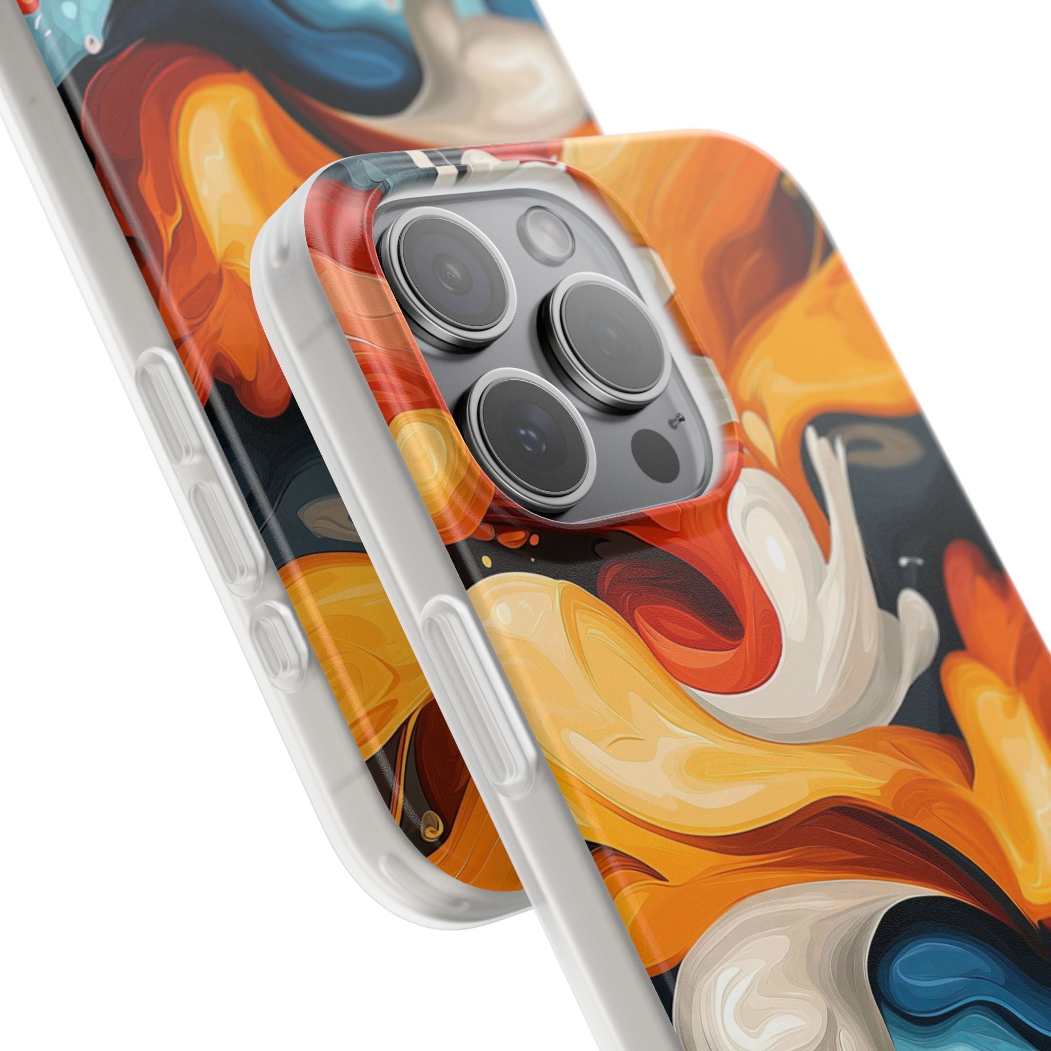 Crimson Ribbon iPhone 15 Pro Max Case - Soft