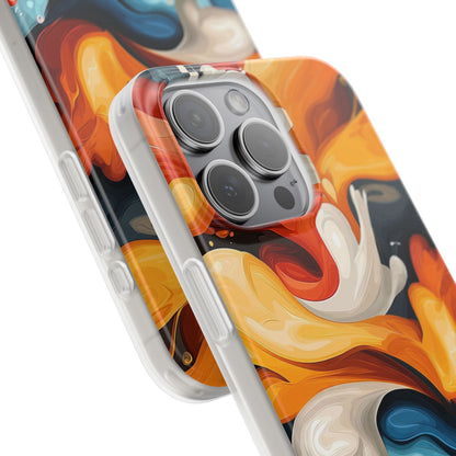 Crimson Ribbon iPhone 15 Pro Max Case - Soft