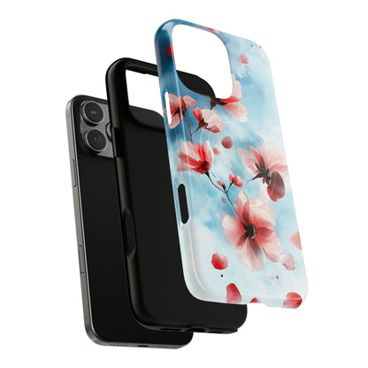 Pink Blossom Drift iPhone 16 Pro Max Case - Tough+