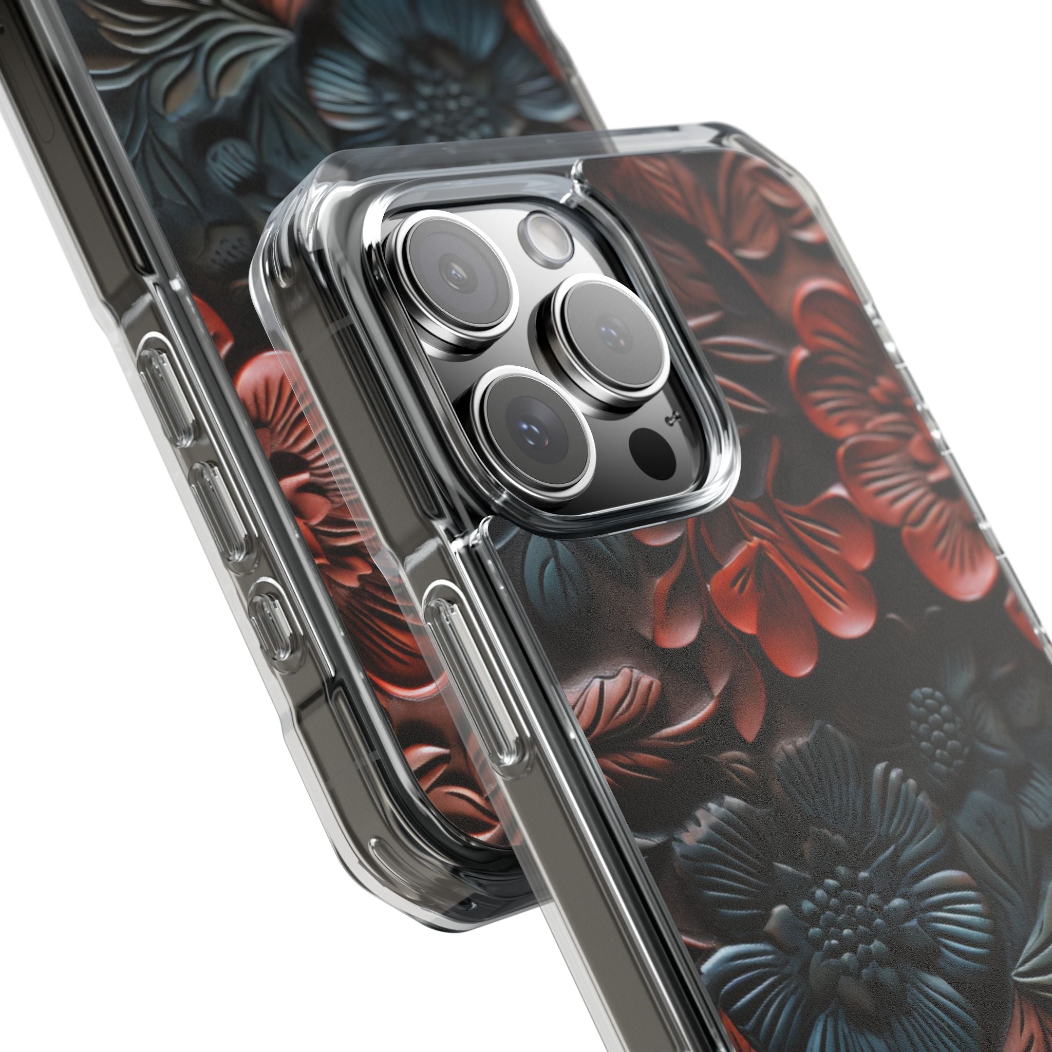 Sculpted Floral Elegance iPhone Case - Impact