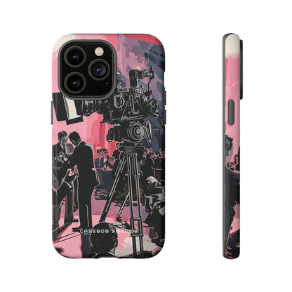 Retro Cinematic Spotlight iPhone 14 - Tough Phone Case