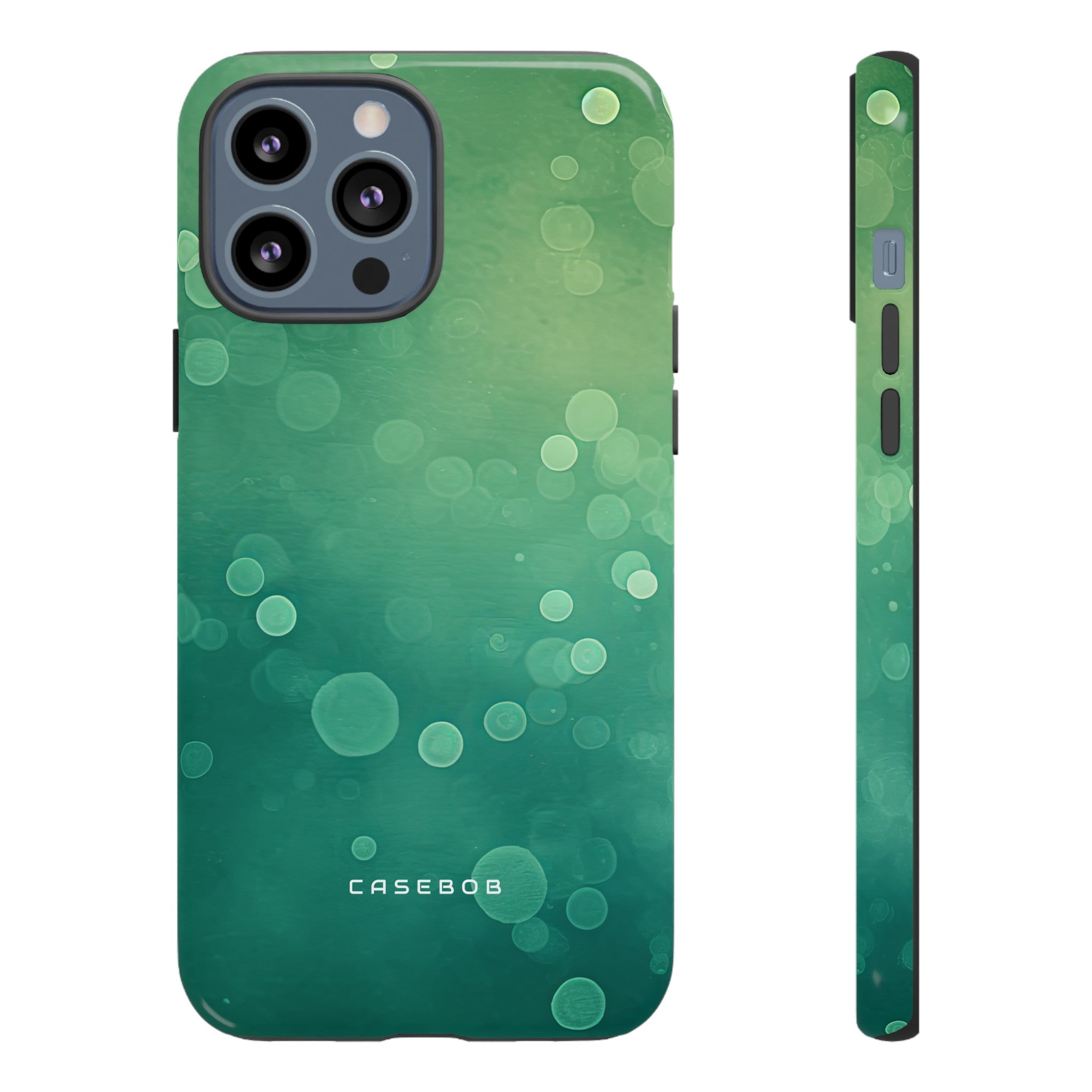 Green Dot Matrix - Protective Phone Case