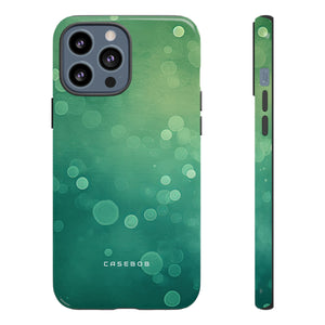 Green Dot Matrix - Protective Phone Case