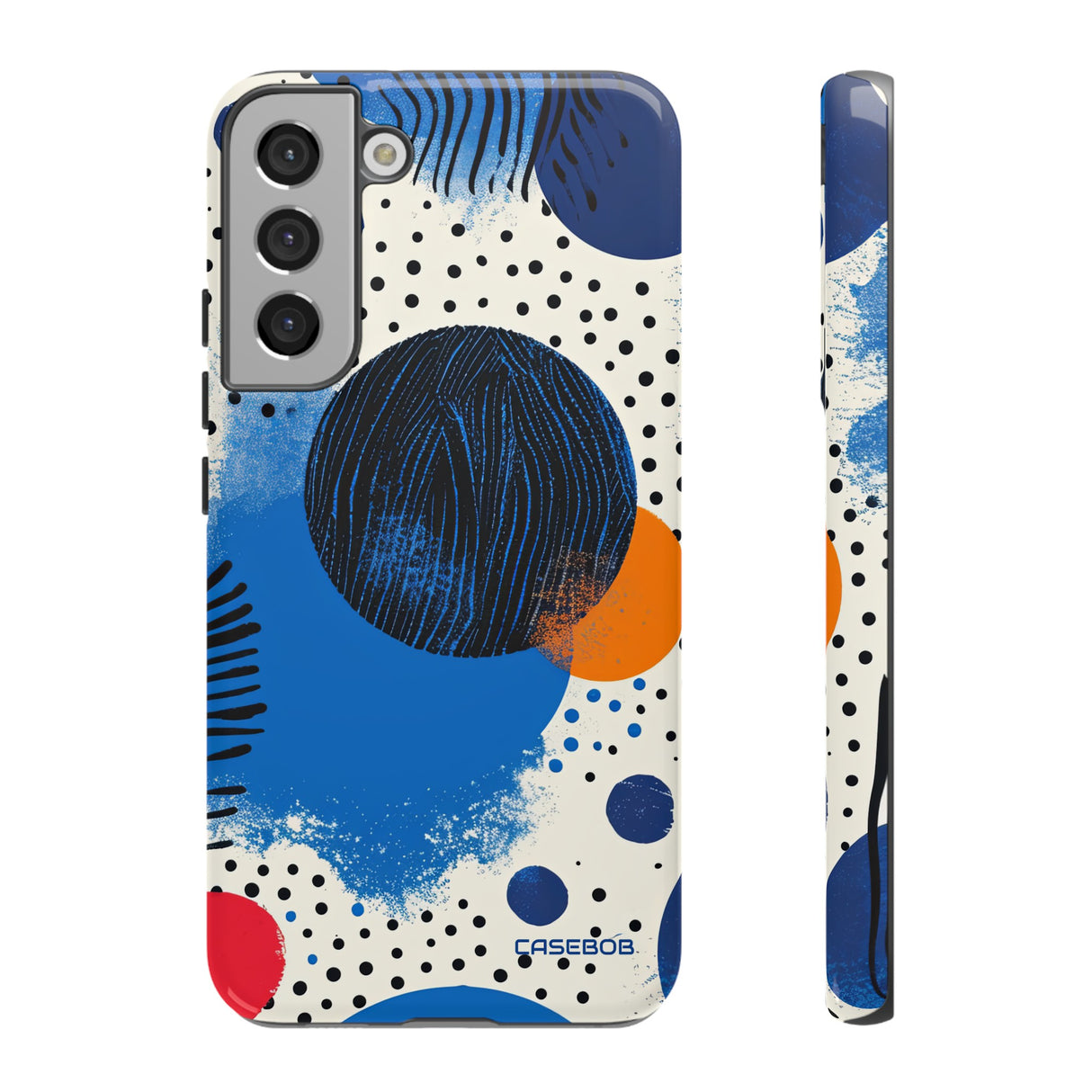 Blue Tranquil Geometry - Protective Phone Case