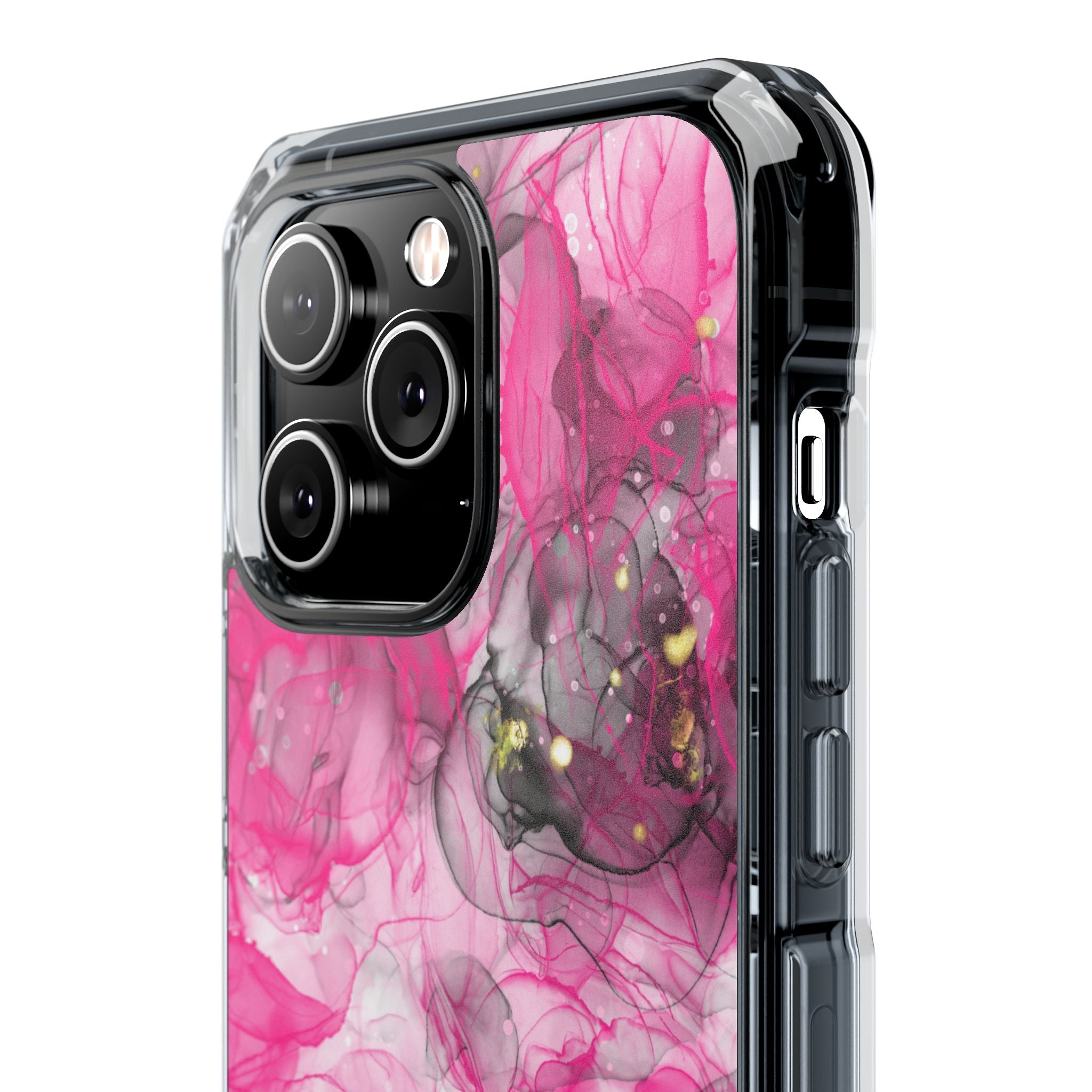 Vibrant Pink Swirls iPhone Case - Impact