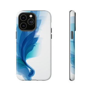 Blue Feathers - Protective Phone Case