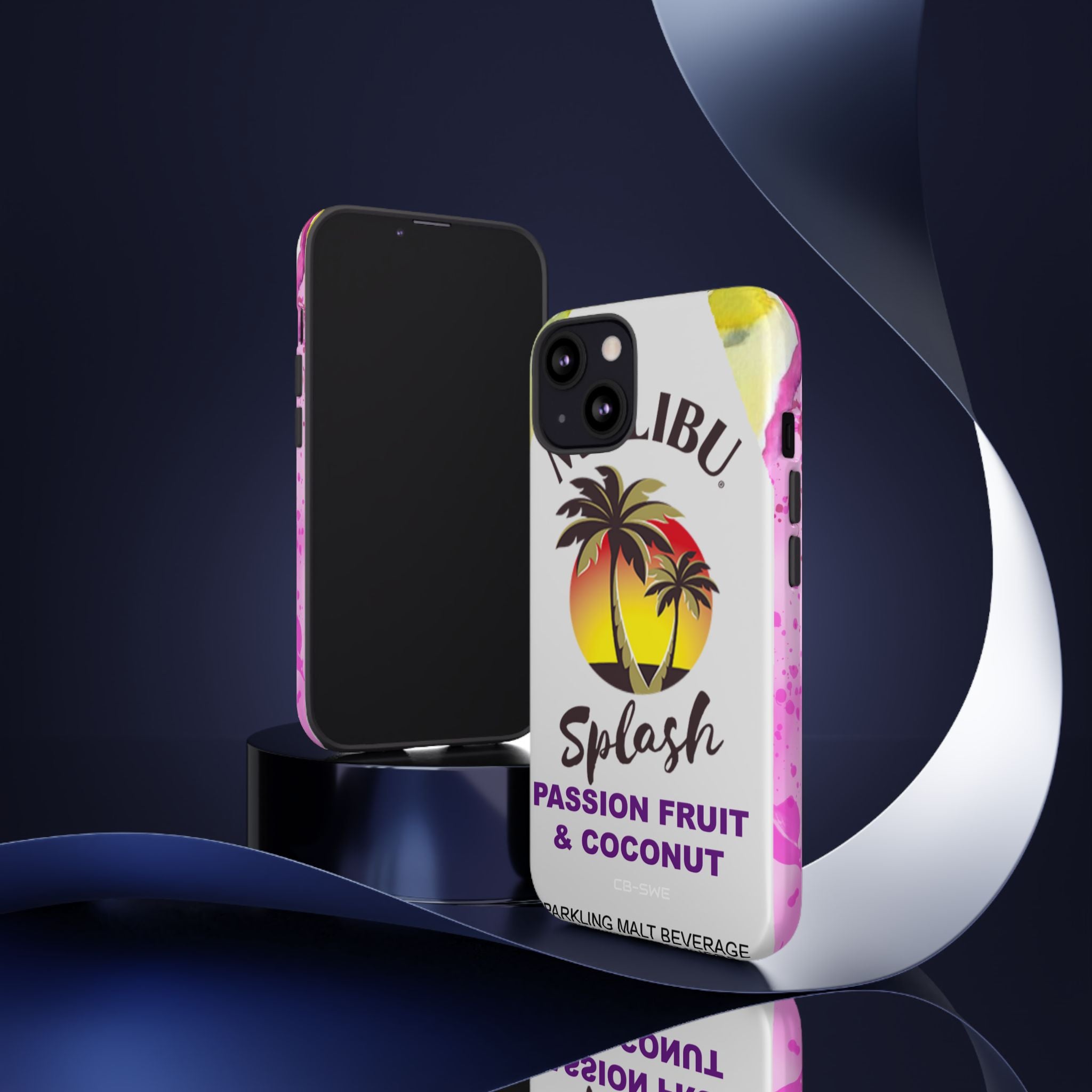 Tropical Sunset Splash - iPhone Case