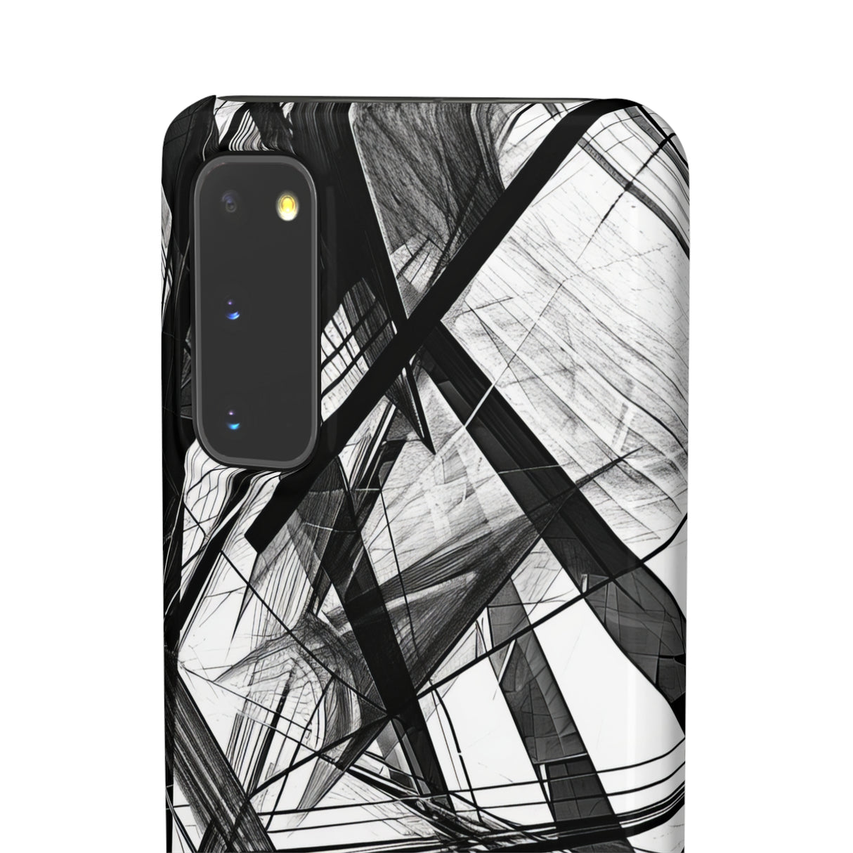 Monochrome Chaos | Slim Phone Case for Samsung