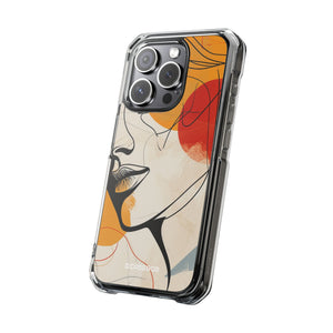 Contemplative Warmth - Phone Case for iPhone (Clear Impact - Magnetic)