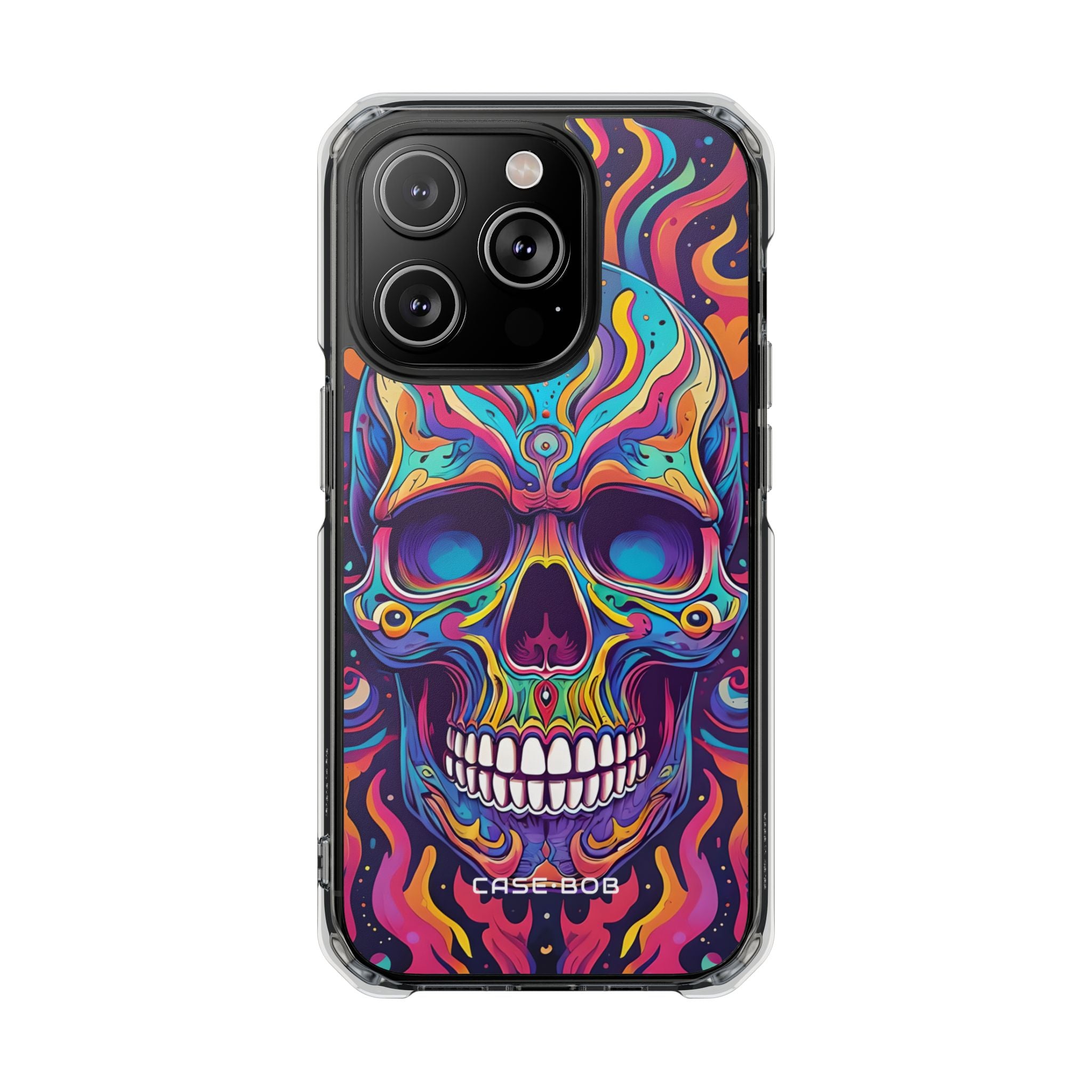 Flaming Skull iPhone 14 Pro Case - Impact