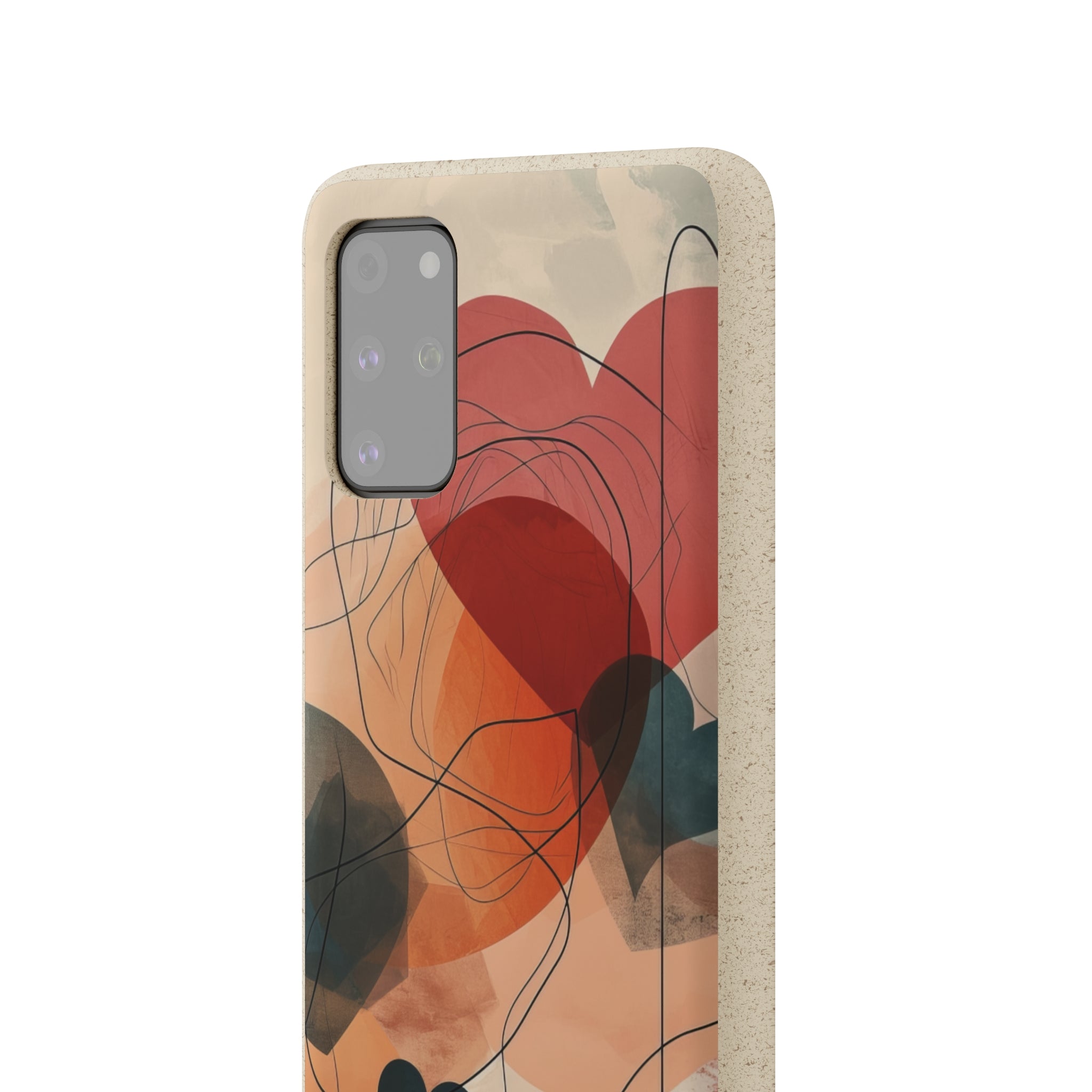 Abstract Heart Harmony | Biodegradable Phone Case